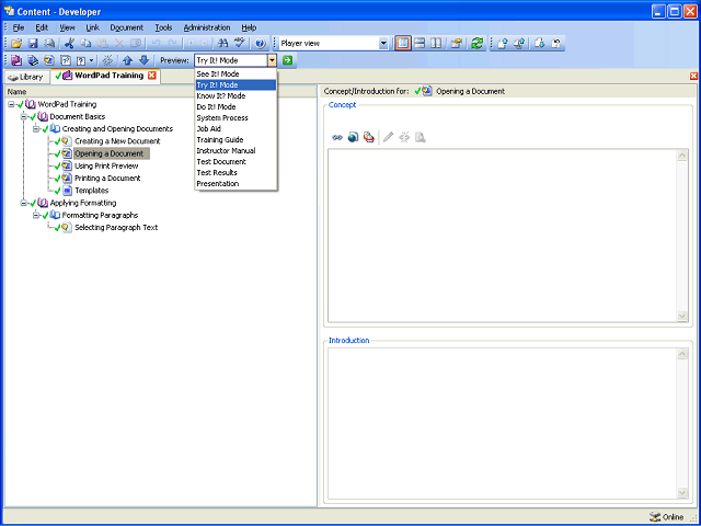 Screen image of this step
