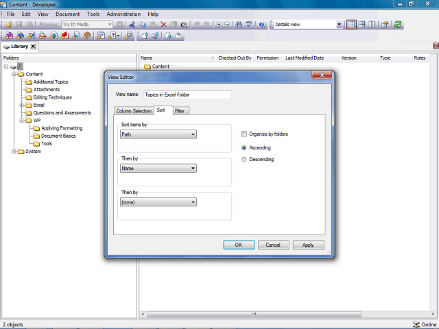 Screen image of this step