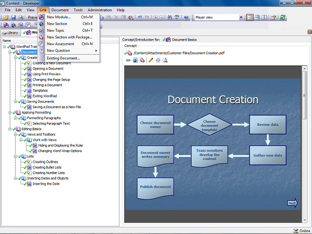 Screen image of this step