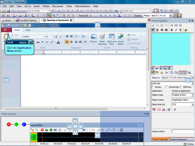 Screen image of this step