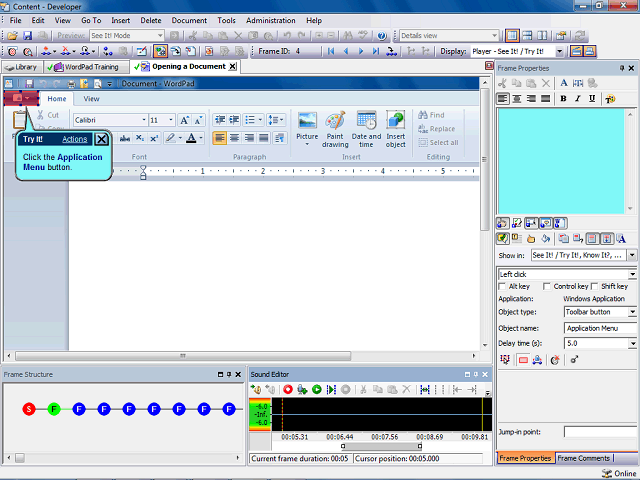 Screen image of this step