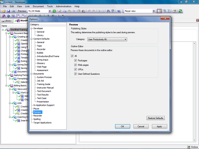 Screen image of this step