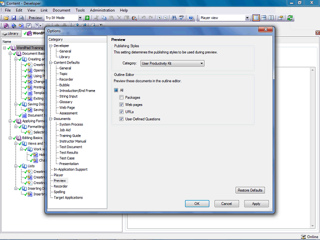 Screen image of this step