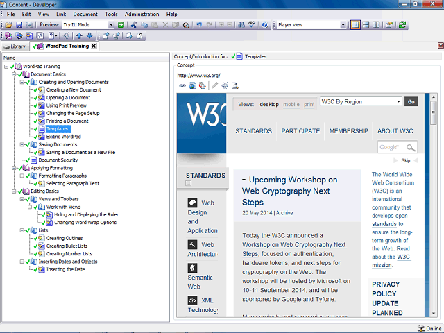 Screen image of this step