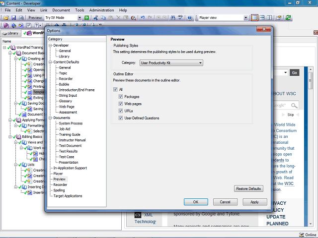 Screen image of this step