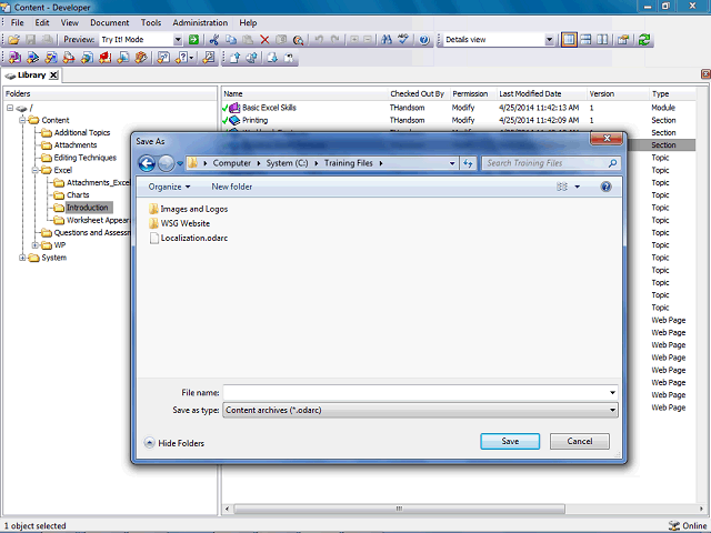 Screen image of this step