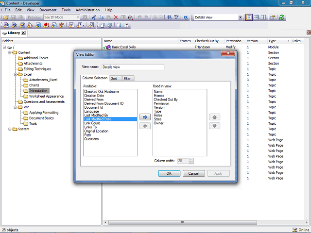 Screen image of this step