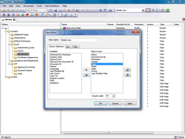 Screen image of this step