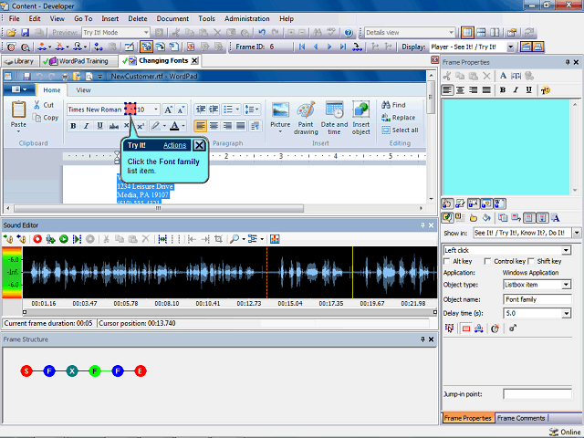Screen image of this step