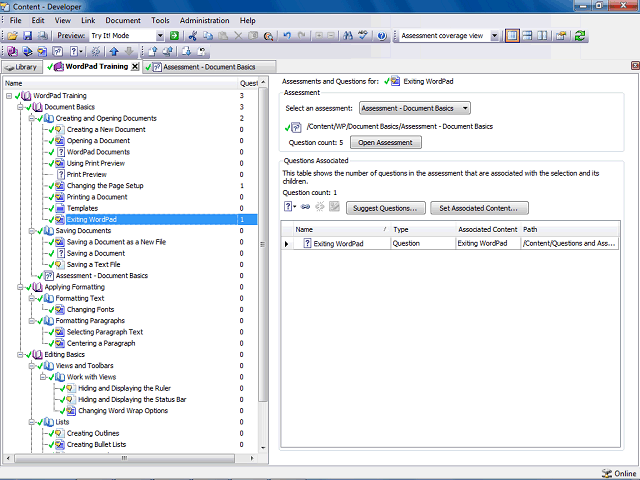 Screen image of this step