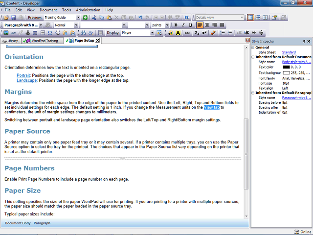 Screen image of this step