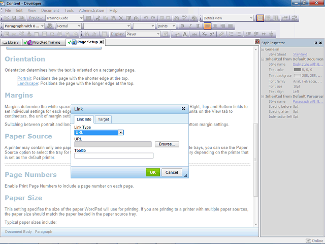 Screen image of this step