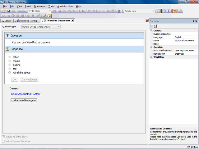 Screen image of this step