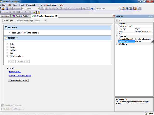 Screen image of this step