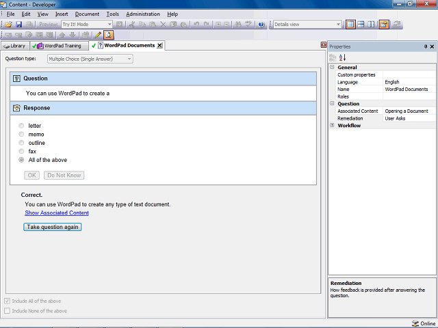 Screen image of this step