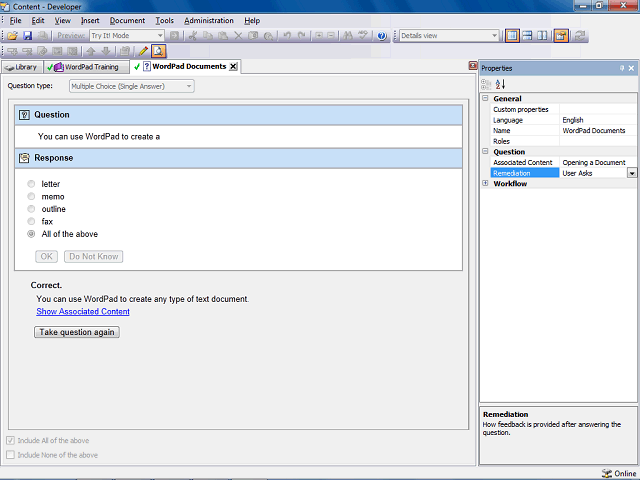 Screen image of this step