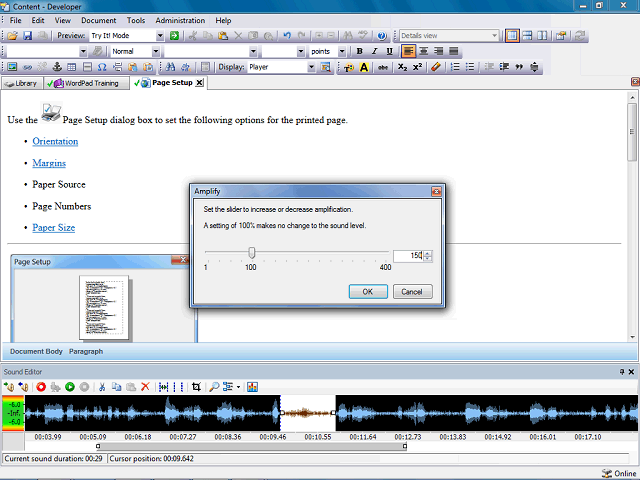 Screen image of this step
