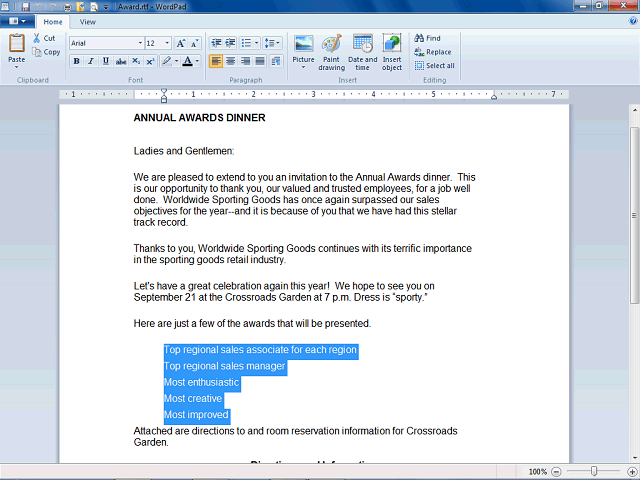 Screen image of this step