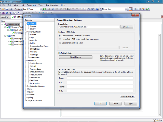 Screen image of this step