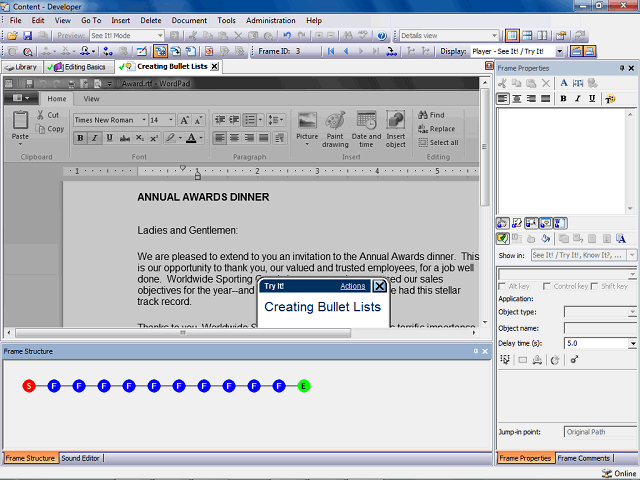Screen image of this step