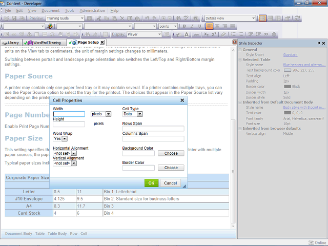 Screen image of this step