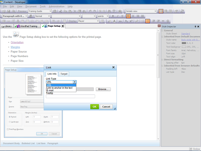 Screen image of this step