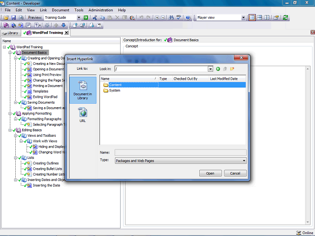 Screen image of this step