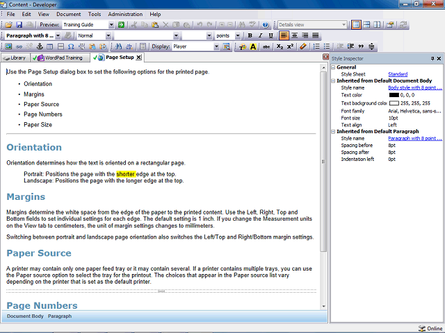 Screen image of this step