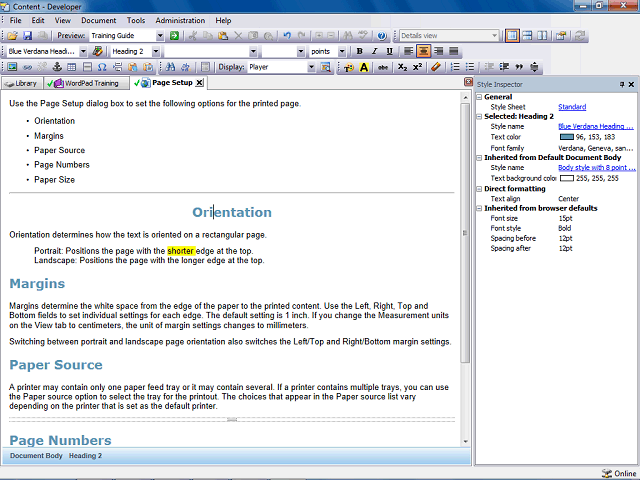 Screen image of this step