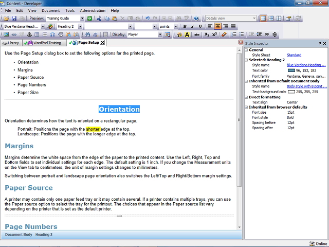 Screen image of this step