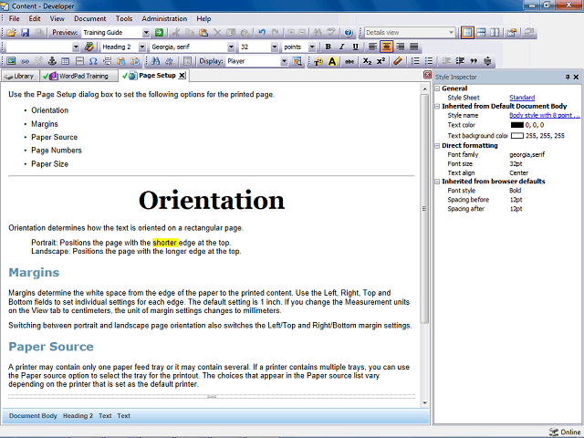 Screen image of this step