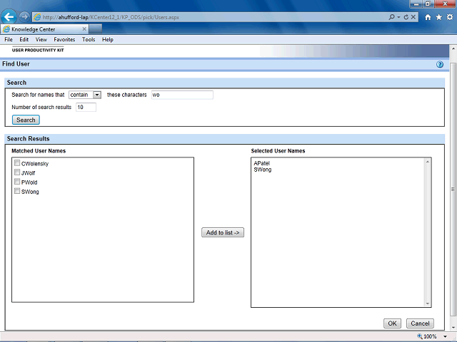 Screen image of this step