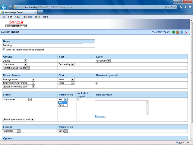 Screen image of this step