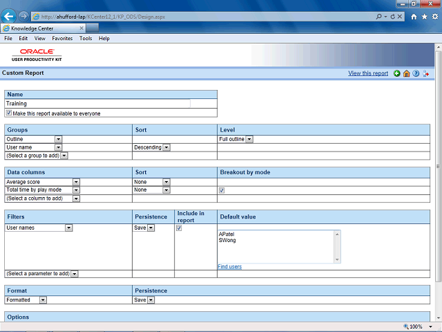 Screen image of this step