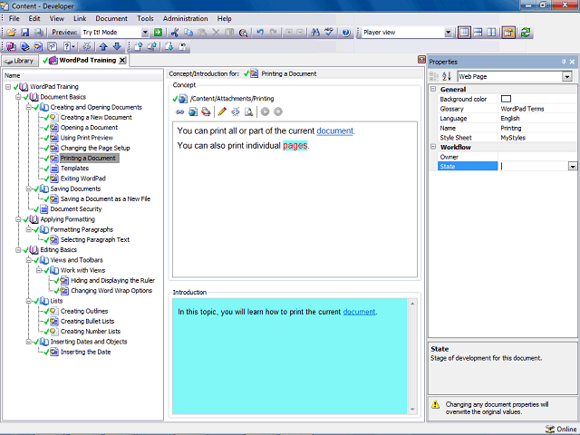 Screen image of this step