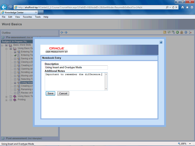 Screen image of this step