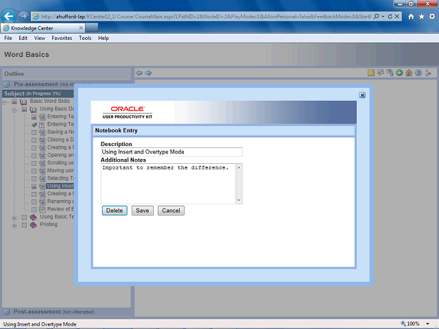 Screen image of this step