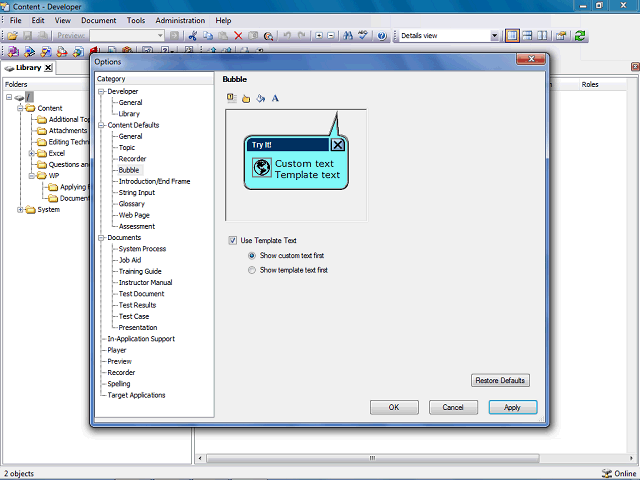 Screen image of this step