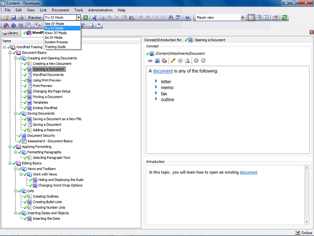 Screen image of this step