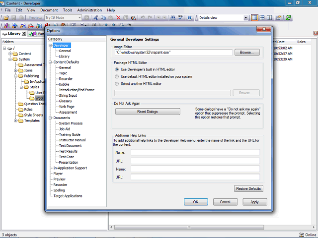 Screen image of this step