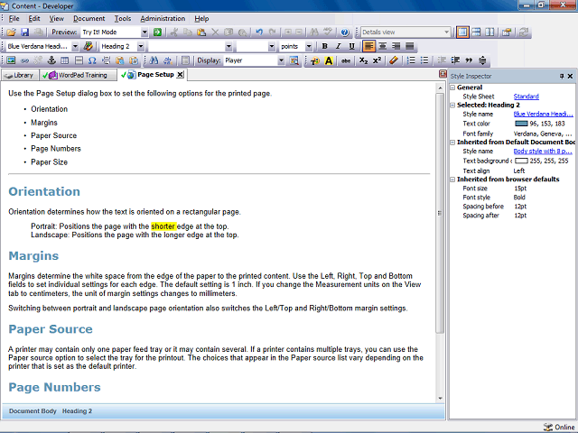 Screen image of this step