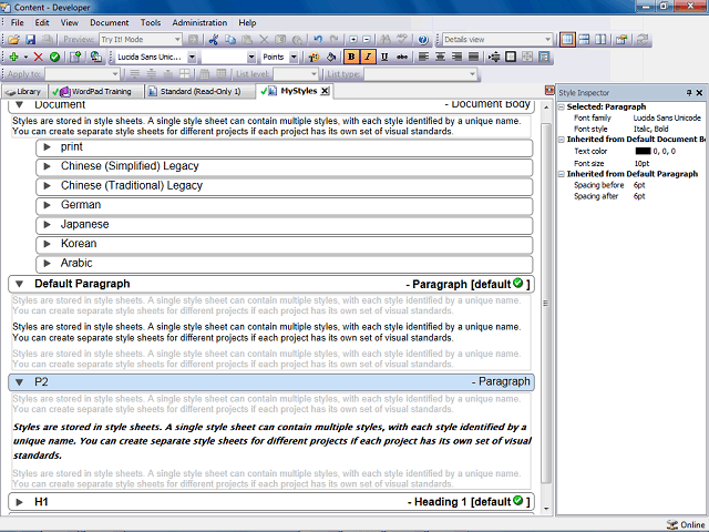 Screen image of this step