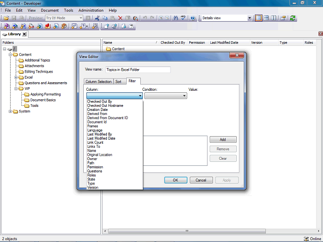 Screen image of this step