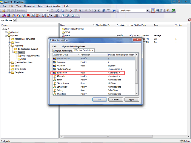Screen image of this step