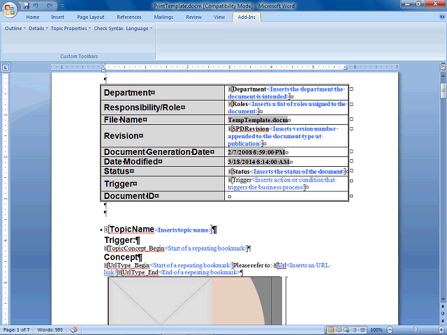 Screen image of this step