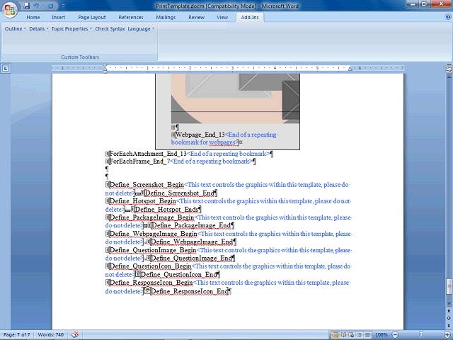 Screen image of this step