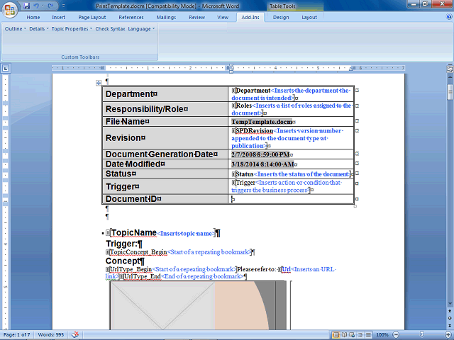 Screen image of this step