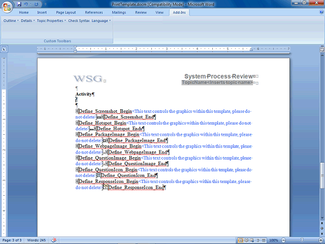 Screen image of this step