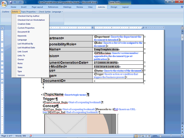 Screen image of this step