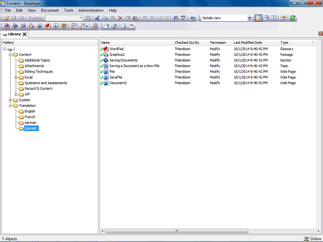 Screen image of this step